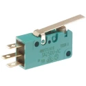 Panasonic Hinge Lever Miniature Micro Switch with Tab Terminal, 5A 250V AC, SPCO Contact, IP50 ABV1212513