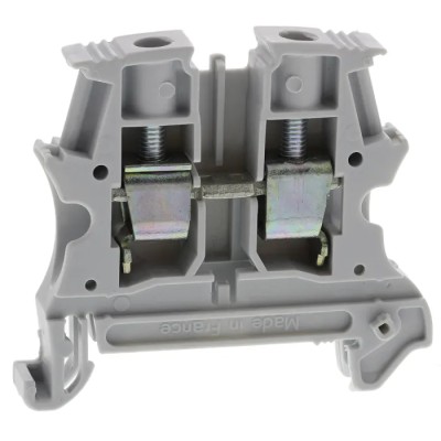Legrand 371 Series DIN Rail Terminal Block Grey, 6mm², 1-Level, Screw, 800V, 50A, Model 0 371 62