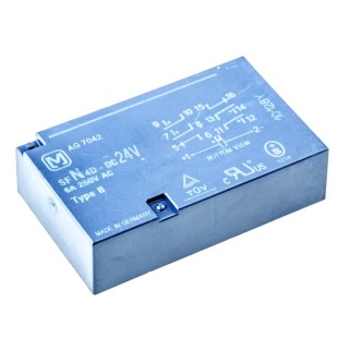 Panasonic PCB Force Guided Relay 24V dc Coil Voltage 6-Pole 4PST SFN4D24D