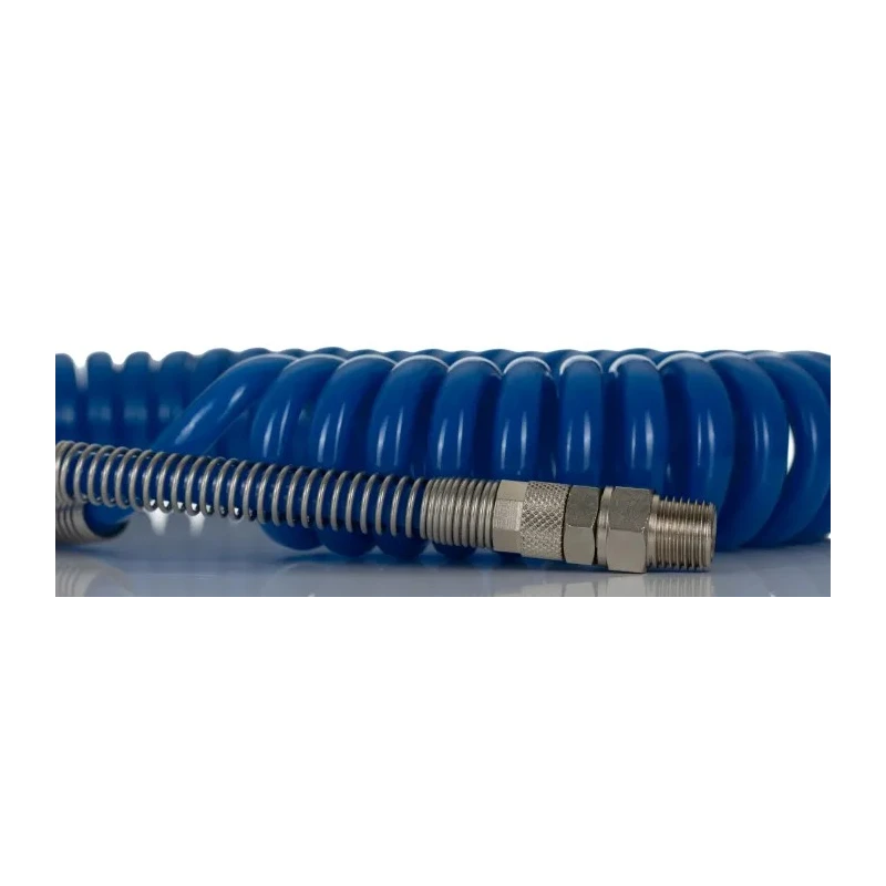 RS PRO 5 m Blue Polyurethane Recoil Hose 70°C, -20°C 700-5658