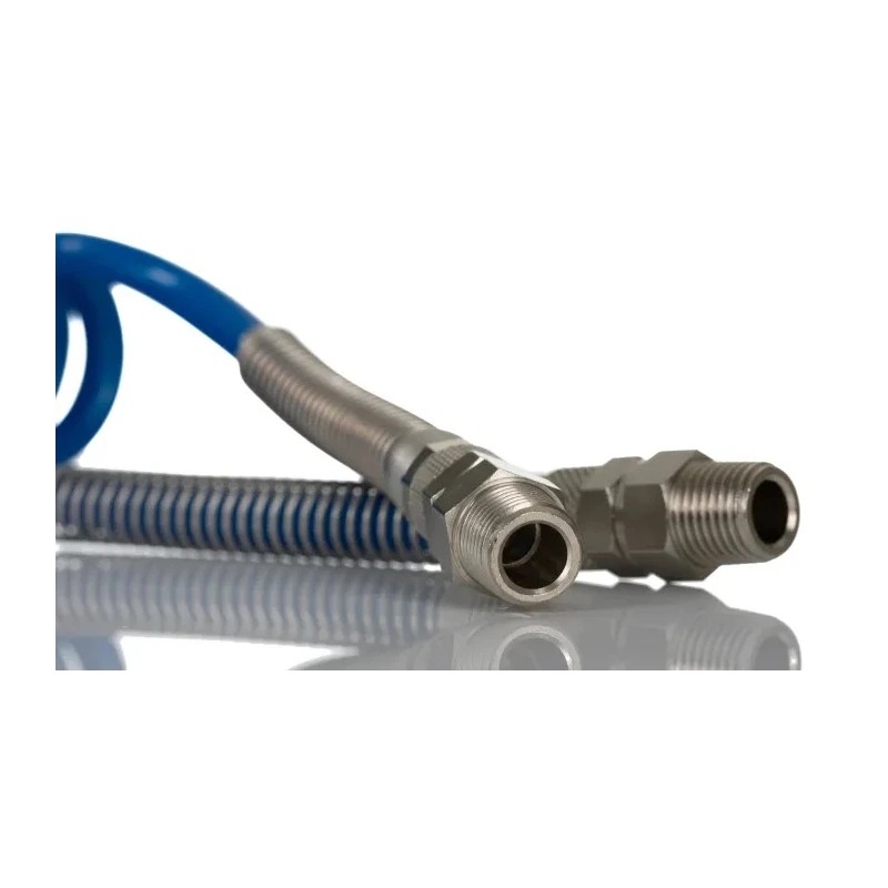 RS PRO 5 m Blue Polyurethane Recoil Hose 70°C, -20°C 700-5658