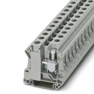 Phoenix Contact UTI 16 Series DIN Rail Terminal Block Grey, 25mm², 6mm², 1-Level, Screw Termination 3073827