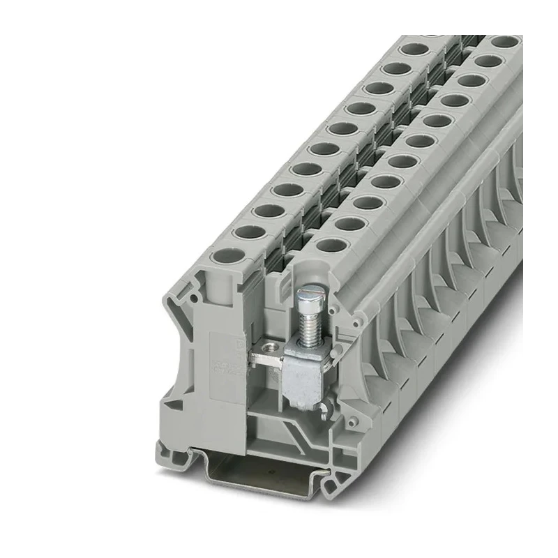 Phoenix Contact UTI 16 Series DIN Rail Terminal Block Grey, 25mm², 6mm², 1-Level, Screw Termination 3073827