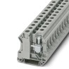 Phoenix Contact UTI 16 Series DIN Rail Terminal Block Grey, 25mm², 6mm², 1-Level, Screw Termination 3073827