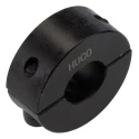 Huco Shaft Collar Two Piece Clamp Screw Steel, Bore Diameter 12mm, Outside Diameter 28mm, Width 11mm, Black Oxide 046201012