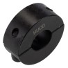 Huco Shaft Collar Two Piece Clamp Screw Steel, Bore Diameter 12mm, Outside Diameter 28mm, Width 11mm, Black Oxide 046201012