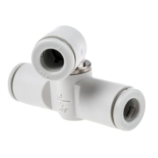 SMC Quick Exhaust Valve, Brass, Threaded M4 Connection, 0.1 to 1 MPa, -5 to 60°C Operating Temperature AQ240F-06-06