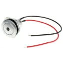 ITW Switches 57M Series Illuminated Push Button Switch Panel Mount 16mm Cutout Silver SPST IP67 57M 511R