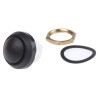 ITW Switches 48 Series Push Button Switch Panel Mount 14 mm Cutout Black SPST IP67 48-5-RB-N-BK-B