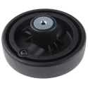 RS PRO Black Nylon Fold Away Revolving Hand Wheel 100 mm Diameter 702-7866