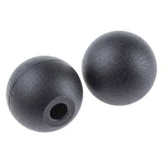 RS PRO Black Duroplast Ball Clamping Knob, Unthreaded Hole, 32 mm Diameter, 15 mm Thread Length, Hole Diameter 8 702-7813