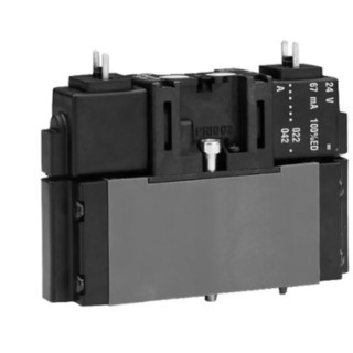 EMERSON ? AVENTICS Pneumatic Solenoid Valve Pilot CD01-PA Series 24V DC 10 bar 750 L/min 5-Port Polyamide Body 5763810220