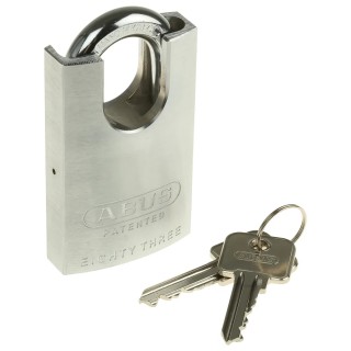 ABUS Keyed Steel Heavy Duty Padlock Weatherproof, 10 mm Shackle Diameter, 48 mm Body Width 83CS/50