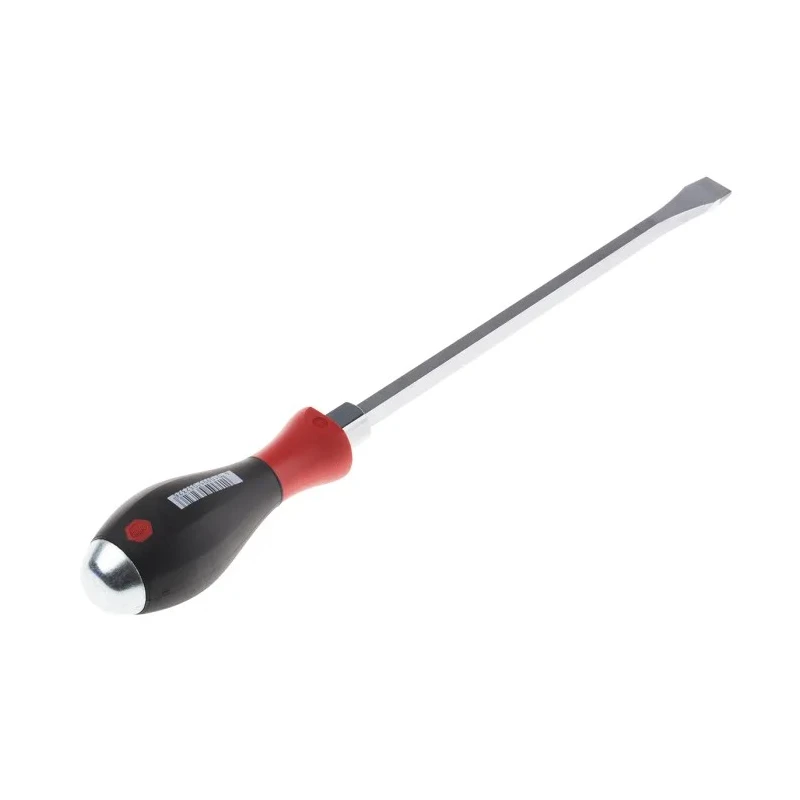 Wiha Standard Slotted Screwdriver 250 mm Blade, 371 mm Overall, Insulated Bi-Material Handle, Chrome Vanadium Steel 03232