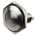Bulgin Momentary Push Button Switch, Panel Mount, 25.8 mm Cutout, SPST, IP66 Rated, 28 V dc 250 V ac MP0038/3
