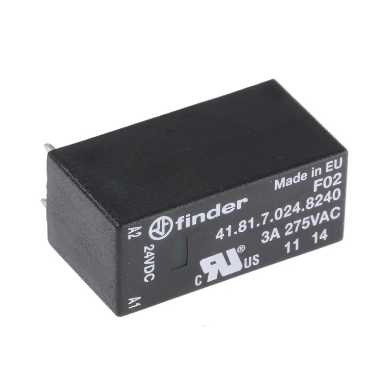 Finder Series 41 Solid State Relay 3A Load Current PCB Mount, 240V AC Load, 32V DC Control 41.81.7.024.8240