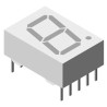 Vishay 1 7 Segment LED Display Cathode Red 3.6mcd Right Side 10 mm TDSR1060