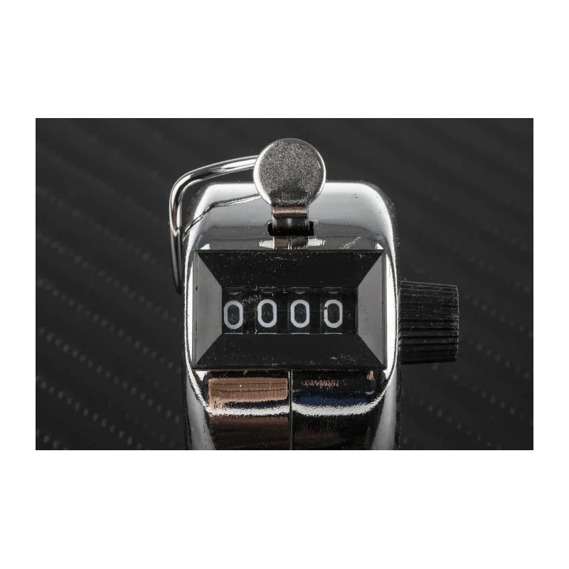 RS PRO 4 Digit Mechanical Counter Manual Reset 4mm Digit Height 710-5212