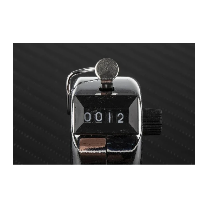RS PRO 4 Digit Mechanical Counter Manual Reset 4mm Digit Height 710-5212