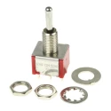 TE Connectivity Gemini A Series Panel Mount Toggle Switch, On-On-On, DP3T, Wire Lug Terminal, 28 V dc, 125 V ac 4-1825139-5