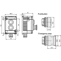 Bartec Control Station Switch SPDT Thermoplastic Enclosure IP66 IP67 22mm Cutout Diameter 07-3512-10P74N84