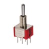 TE Connectivity Toggle Switch PCB Mount Momentary-Off-Momentary DPDT Through Hole Terminal 28 V dc 115 V ac 1-1825139-7