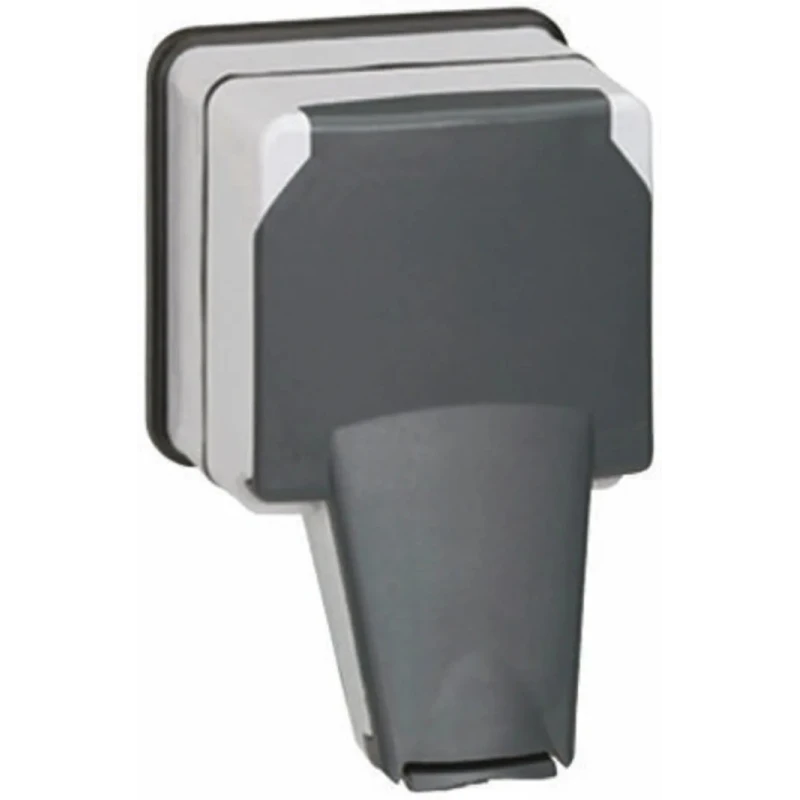 Legrand 16A Grey Power Socket Plexo 66 Indoor & Outdoor French 0 904 65