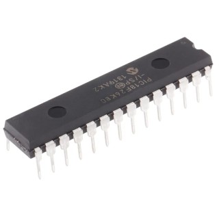 Microchip PIC18F26K80-I/SP 8-Bit PIC Microcontroller 64 MHz 64kB FLASH 28-Pin SPDIP