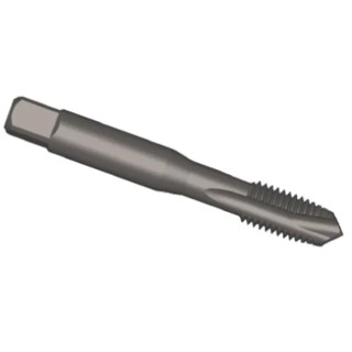 Dormer Metric Standard Spiral Point Threading Tap M2.5 Thread, Right Hand, High Speed Steel, Gold Finish E001M2.5