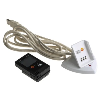 Testo Temperature & Humidity Data Logger with USB Interface 2 Channel, LCD Display, 1 Year Battery Life, Model 0572 0566