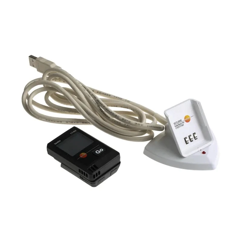 Testo Temperature & Humidity Data Logger with USB Interface 2 Channel, LCD Display, 1 Year Battery Life, Model 0572 0566