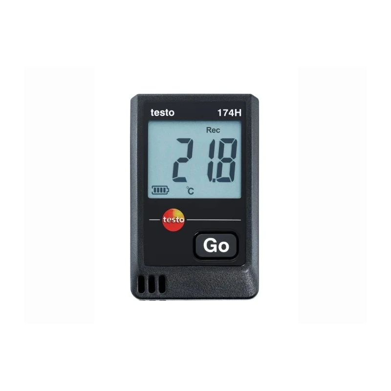 Testo Temperature & Humidity Data Logger with USB Interface 2 Channel, LCD Display, 1 Year Battery Life, Model 0572 0566