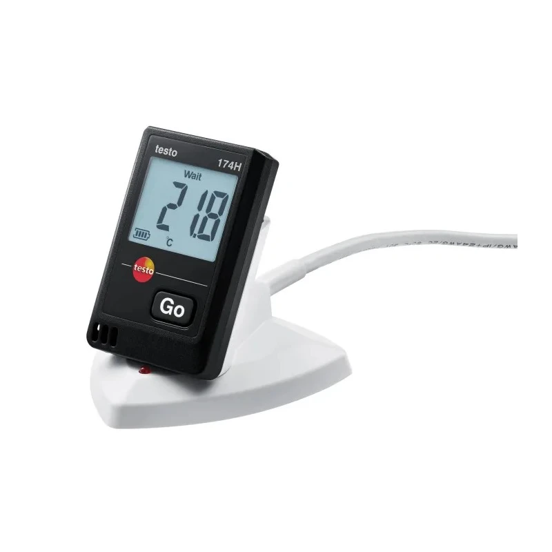 Testo Temperature & Humidity Data Logger with USB Interface 2 Channel, LCD Display, 1 Year Battery Life, Model 0572 0566