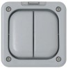 MK Electric Grey 2 Way Intermediate Press Electronic Timer Module 13A Surface Mount Polycarbonate K56422GRY