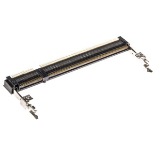 TE Connectivity 0.6 mm Pitch 200 Way Right Angle Surface Mount DDR2 DIMM Socket 1.8V 500mA 1473149-4