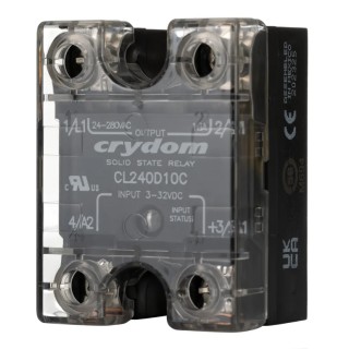 Crydom Solid State Relay Panel Mount 10 A Load 280 Vrms Load 32V dc Control CL240D10C