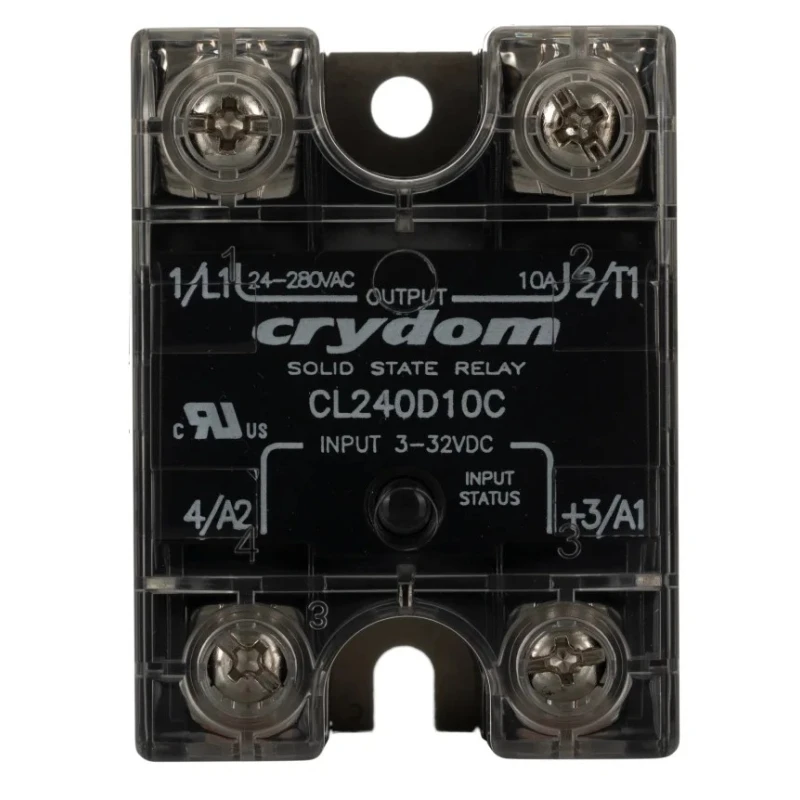 Crydom Solid State Relay Panel Mount 10 A Load 280 Vrms Load 32V dc Control CL240D10C