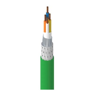 Belden Screened Cat5e Ethernet Cable 305 m Green PVC Jacket 22AWG Stranded Copper Conductor Cat5e 70006E