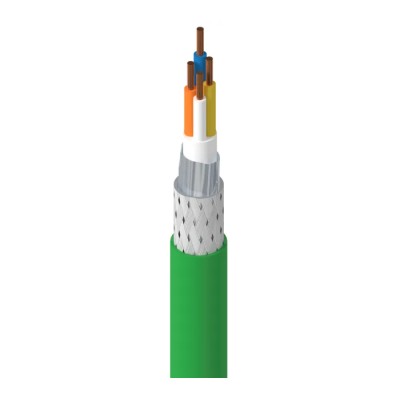 Belden Screened Cat5e Ethernet Cable 305 m Green PVC Jacket 22AWG Stranded Copper Conductor Cat5e 70006E