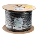 Belden Cat5e Ethernet Cable 305 m Screened Shielded Solid Copper Conductor Black PVC Jacket 