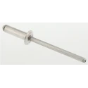 POP Aluminium Blind Rivet 4 mm Diameter 14 mm Length Dome Head Plain Finish TAPD512BS