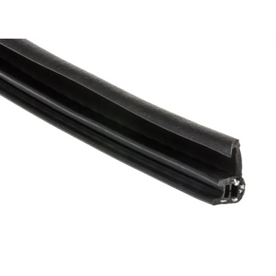 RS PRO Black Ethylene Propylene Diene Monomer Edging Strip 20m 8.9mm Width 21mm Height 727-6077