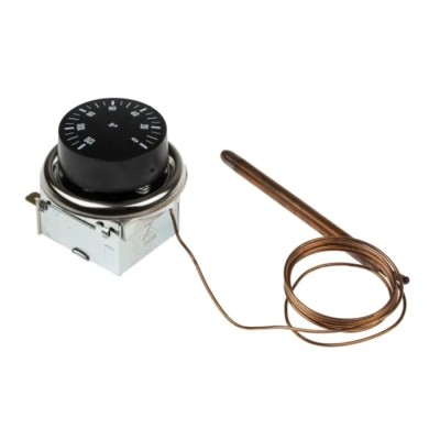 Altecnic Capillary Thermostat, Closes at 20 °C, 120 °C Max, Manual Reset, SPDT, 15 A, Panel Mount 733-4710