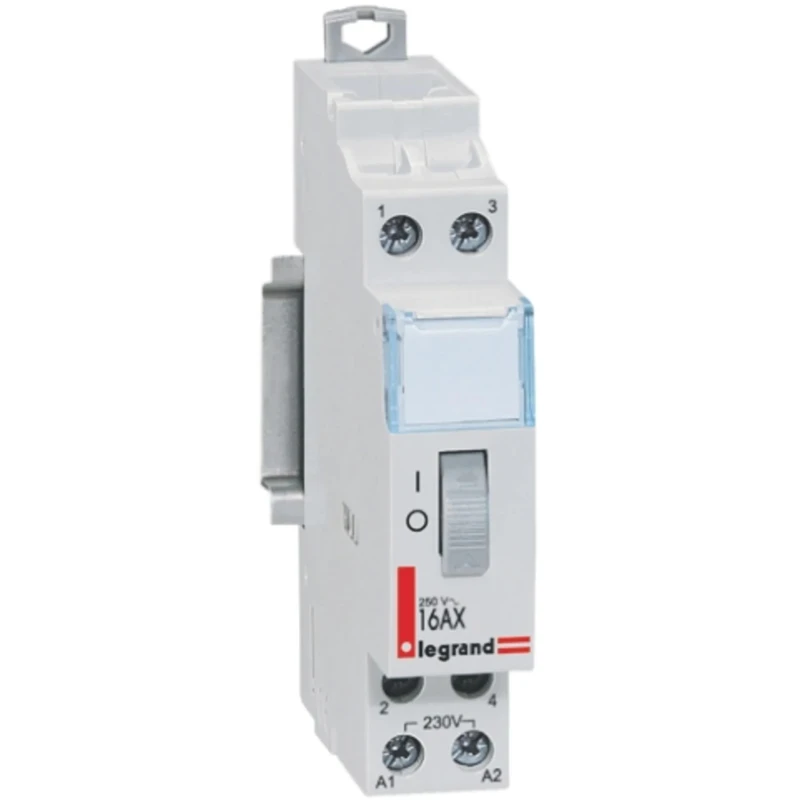 Legrand DIN Rail Power Relay 230V AC Coil 16A Switching Current 4 124 12