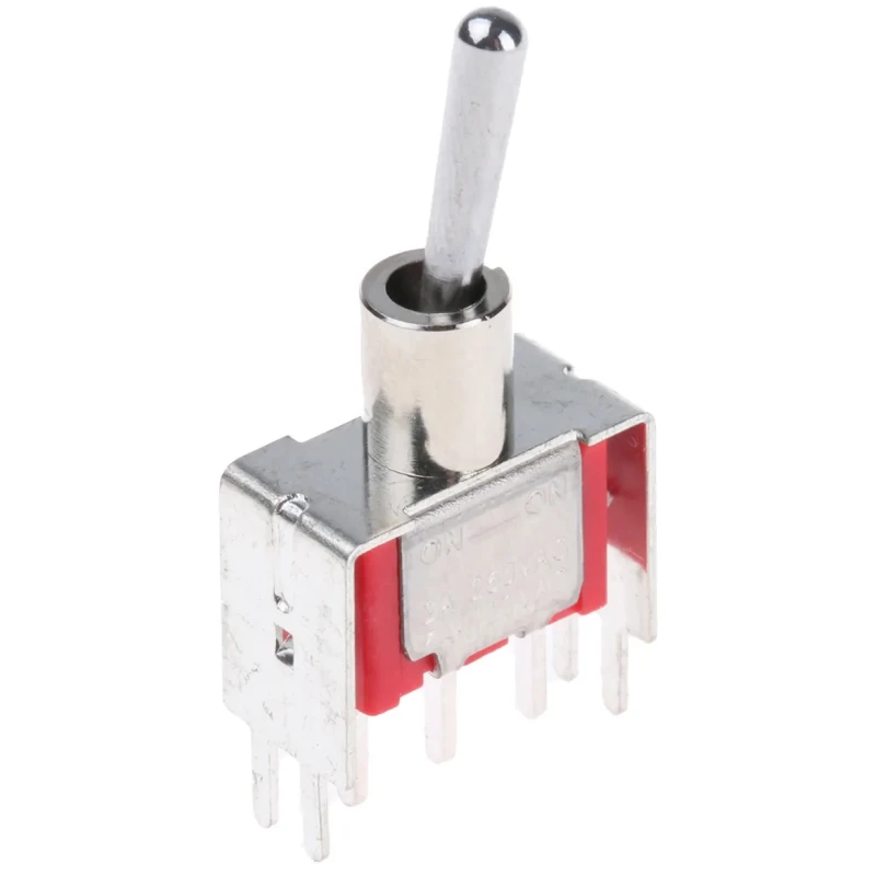 RS PRO Toggle Switch PCB Mount On-On SPDT Through Hole Terminal 26 V dc 112 V ac 734-7084