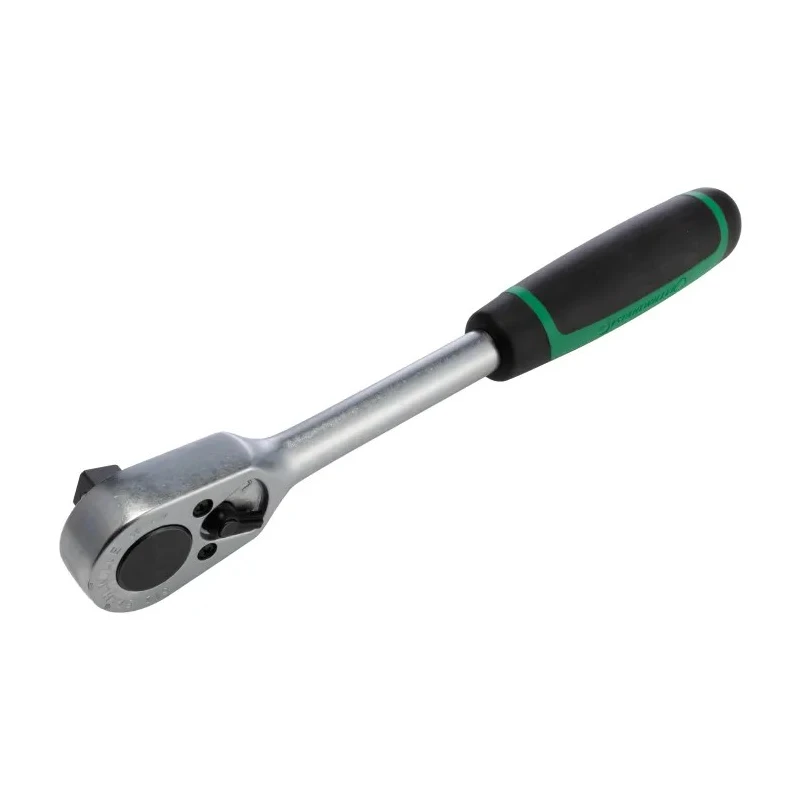 STAHLWILLE 1/2 in Ratchet with Ratchet Handle 265.5mm Overall Chrome Alloy Steel 36 Teeth 13111010