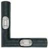 Starrett 70 mm Cross Level Spirit Level Cast Iron Frame 2 Vials Model 136