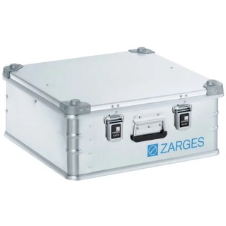 Zarges Metal Waterproof Watertight Aluminium Transit Case 600 mm x 600 mm x 250 mm 40849