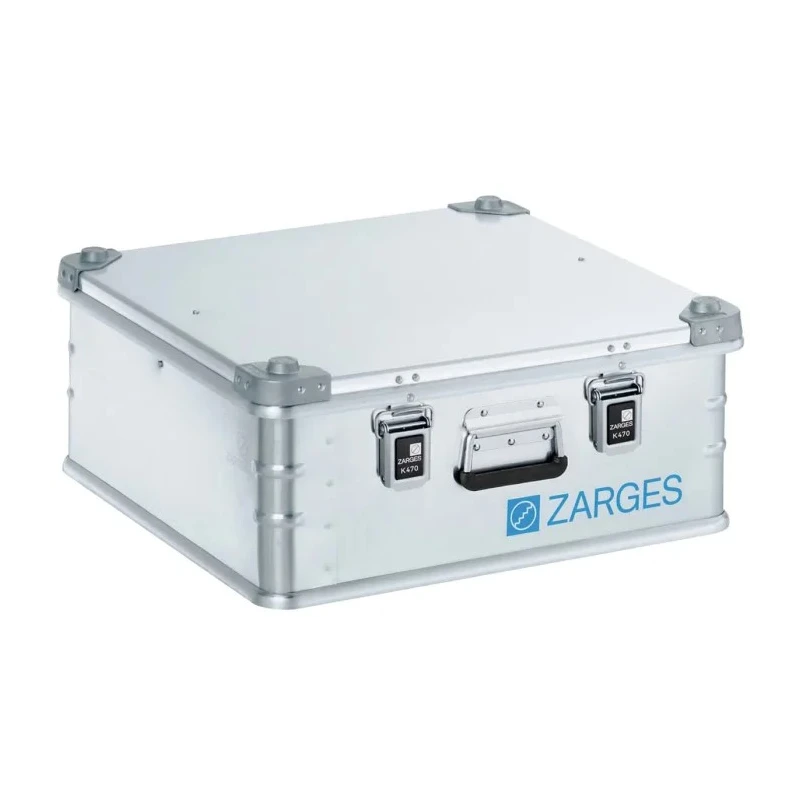 Zarges Metal Waterproof Watertight Aluminium Transit Case 600 mm x 600 mm x 250 mm 40849