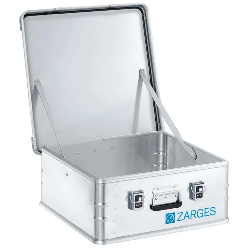 Zarges Metal Waterproof Watertight Aluminium Transit Case 600 mm x 600 mm x 250 mm 40849